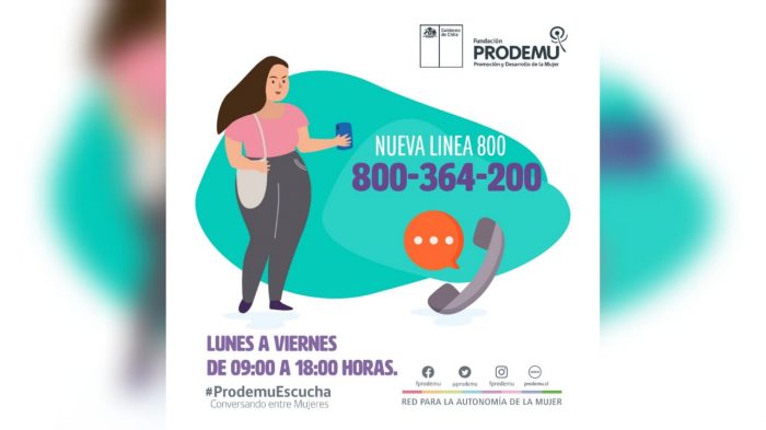 Prodemu lanza línea telefónica gratuita para acompañar a las mujeres Prodemu lanza línea telefónica gratuita para acompañar a las mujeres