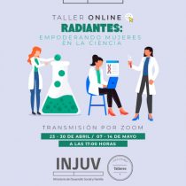 Estudiante de la Universidad de Chile imparte taller en línea gratuito sobre el rol de las mujeres en la ciencia