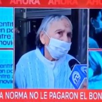 La normalidad de los adultos mayores en Chile: mujer de 90 años fue a cobrar Bono Covid-19 pero le dijeron que no tiene derecho al beneficio