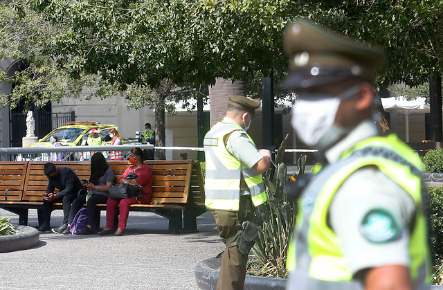 Ministerio del Interior se querella contra mujer infectada con COVID-19 que fue detenida en Plaza de Armas Ministerio del Interior se querella contra mujer infectada con COVID-19 que fue detenida en Plaza de Armas