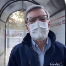 Joaquín Lavín presenta túnel sanitizador contra el coronavirus para la comuna de Las Condes