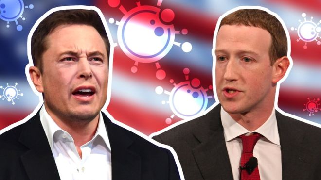 Elon Musk vs. Mark Zuckerberg: el choque entre los gigantes de la tecnología por la duración de la cuarentena por el coronavirus