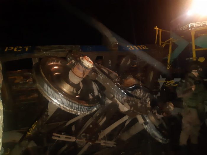 Tren se descarriló en la comuna de Ercilla e intendente asegura que fue un ataque terrorista Tren se descarriló en la comuna de Ercilla e intendente asegura que fue un ataque terrorista