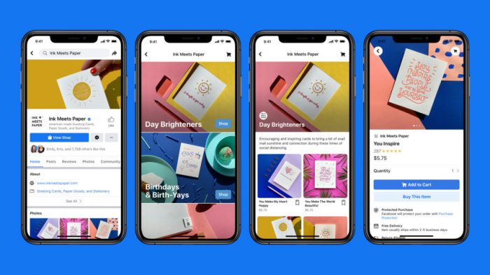 Facebook lanza Shops, la herramienta que permite crear una tienda virtual y facilitar el comercio electrónico Facebook lanza Shops, la herramienta que permite crear una tienda virtual y facilitar el comercio electrónico