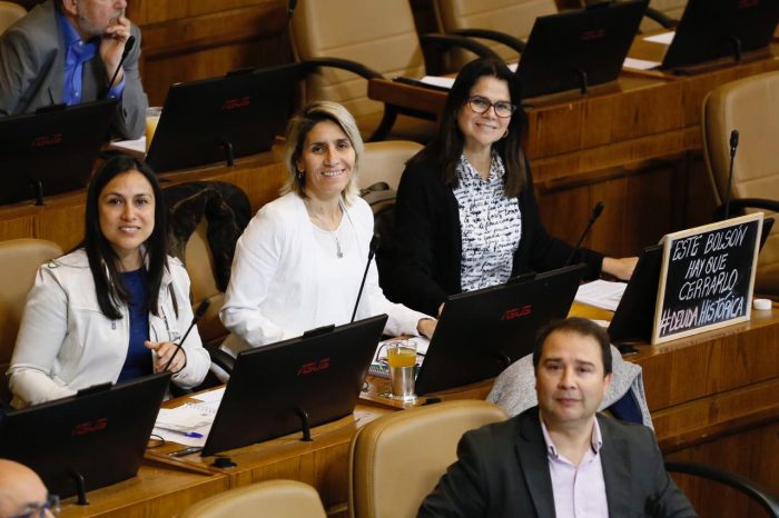 Diputadas RN piden a ministra de la Mujer incorporar campaña contra la violencia doméstica en canastas de alimentos que entrega el Gobierno Diputadas RN piden a ministra de la Mujer incorporar campaña contra la violencia doméstica en canastas de alimentos que entrega el Gobierno