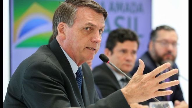 Escándalo en Brasil: difunden video con explosivas declaraciones de Bolsonaro sobre la Policía Federal Escándalo en Brasil: difunden video con explosivas declaraciones de Bolsonaro sobre la Policía Federal