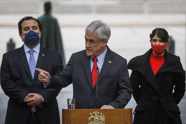Piñera destaca baja de la victimización en encuesta ENUSC y Chile 21 pide al Gobierno no cantar victoria Piñera destaca baja de la victimización en encuesta ENUSC y Chile 21 pide al Gobierno no cantar victoria