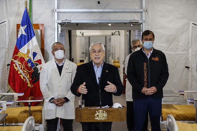Piñera anuncia cinco hospitales modulares para junio y reconoce que el sistema de salud está “muy cerca del límite” Piñera anuncia cinco hospitales modulares para junio y reconoce que el sistema de salud está