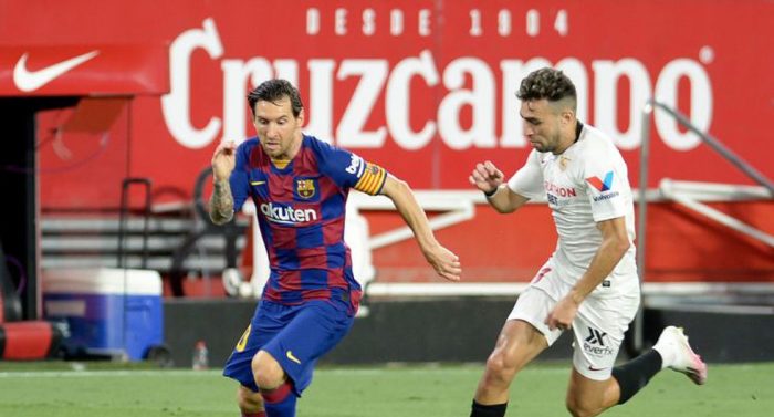 Un deslucido Barcelona enreda puntos ante el Sevilla y podría ser superado por el Real Madrid Un deslucido Barcelona enreda puntos ante el Sevilla y podría ser superado por el Real Madrid