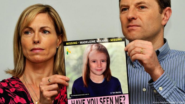 Fiscalía alemana asume que Madeleine McCann está muerta