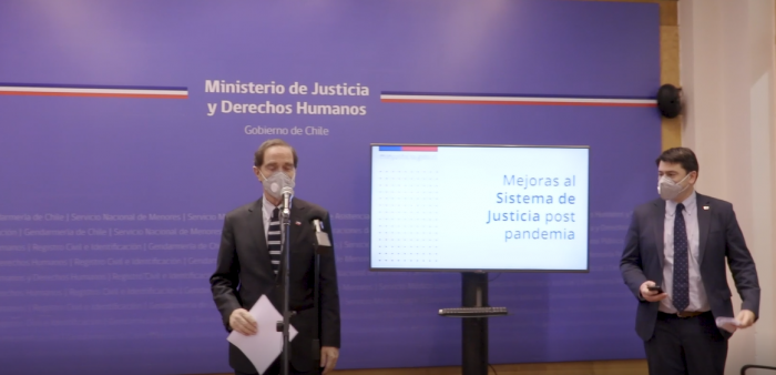 Ministerio de Justicia anuncia creación de mesas de trabajo para asegurar funcionamiento de tribunales una vez culminada la pandemia Ministerio de Justicia anuncia creación de mesas de trabajo para asegurar funcionamiento de tribunales una vez culminada la pandemia