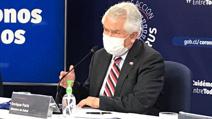 Ministro Paris por peak de contagios: «No puedo saberlo y nadie puede saberlo» Ministro Paris por peak de contagios: