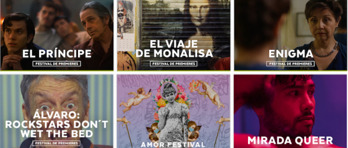 Estrenos en Festival de Premieres vía online Estrenos en Festival de Premieres vía online