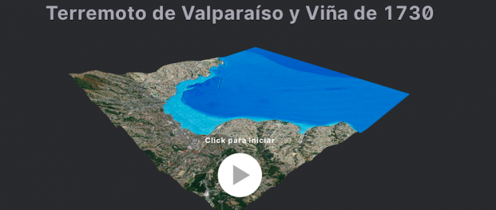 Investigadores crean simulación 3D que muestra cómo un megasismo y tsunami impactaría en la bahía de Valparaíso Investigadores crean simulación 3D que muestra cómo un megasismo y tsunami impactaría en la bahía de Valparaíso