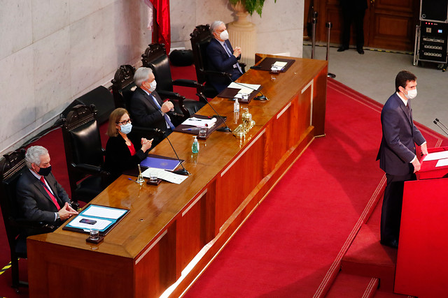 El contrapunto de los presidentes de las cámaras en Cuenta Pública: Muñoz defiende autonomía del Congreso y Paulsen critica a parlamentarios por iniciativas “inconstitucionales” El contrapunto de los presidentes de las cámaras en Cuenta Pública: Muñoz defiende autonomía del Congreso y Paulsen critica a parlamentarios por iniciativas “inconstitucionales”
