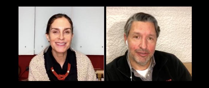 Conversaciones sobre pandemia con María Gracia Subercaseaux y médico Enrique Waugh vía online