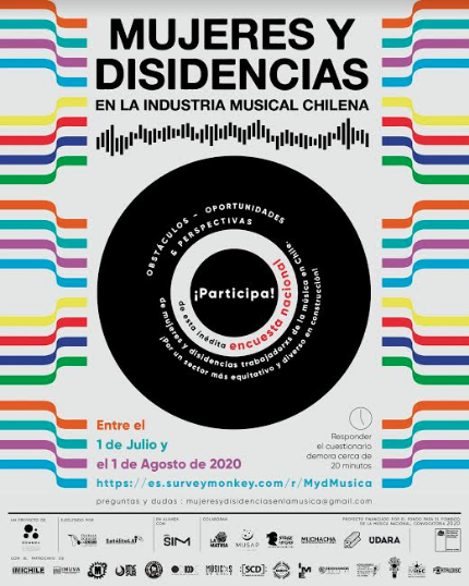 Lanzan encuesta para conocer los obstáculos, oportunidades y perspectivas de las mujeres y disidencias en la industria musical chilena Lanzan encuesta para conocer los obstáculos, oportunidades y perspectivas de las mujeres y disidencias en la industria musical chilena