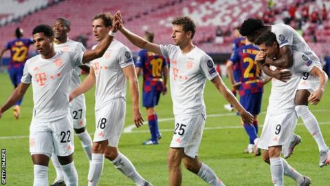 La masacre de Lisboa: Bayern Munich humilló al Barcelona y selló su paso a las semifinales de la Champions League La masacre de Lisboa: Bayern Munich humilló al Barcelona y selló su paso a las semifinales de la Champions League