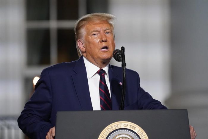 Trump pide ser reelegido por sobre Biden para “salvar” a EE.UU. de los peligros de la izquierda Trump pide ser reelegido por sobre Biden para