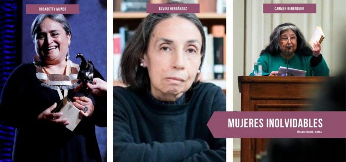 Rosabetty Muñoz, Elvira Hernández y Carmen Berenguer las únicas candidatas mujeres a quedarse con el Premio Nacional de Literatura