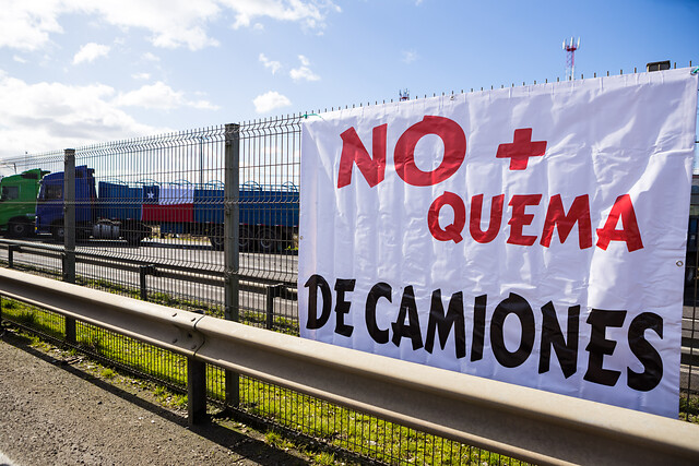 Federación de Camioneros del Sur pide decretar “estado de sitio” en La Araucanía Federación de Camioneros del Sur pide decretar