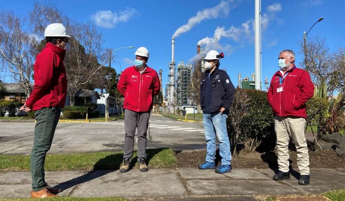 Visita de intendente marcó reinicio de operaciones de ENAP Refinería Bío Bío tras mantención Visita de intendente marcó reinicio de operaciones de ENAP Refinería Bío Bío tras mantención
