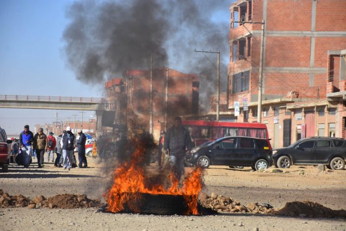 Protestas se mantienen en Bolivia tras fracasar intentos de diálogo