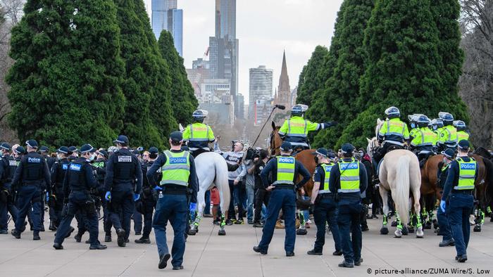 Australia: al menos 18 detenidos en protestas contra el confinamiento Australia: al menos 18 detenidos en protestas contra el confinamiento