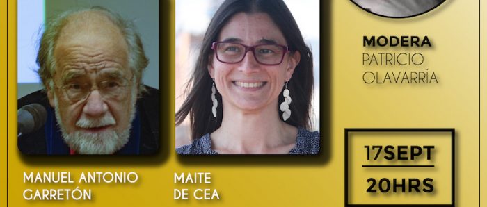Cultura Constituyente: Diálogos para octubre con Manuel Antonio Garretón y Maite de Cea vía online Cultura Constituyente: Diálogos para octubre con Manuel Antonio Garretón y Maite de Cea vía online