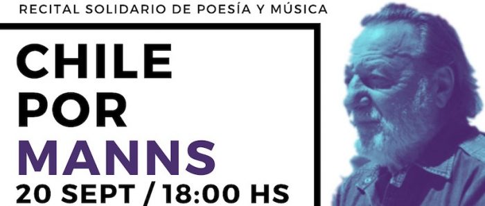 Recital poético musical en beneficio de Patricio Manns vía online Recital poético musical en beneficio de Patricio Manns vía online