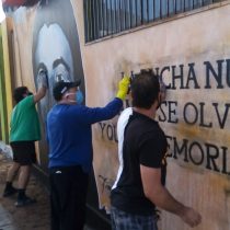 Atentan contra mural de ejecutado político Freddy Taberna en Iquique