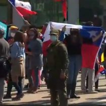 Con resguardo policial: adherentes del Rechazo marcharon en Las Condes