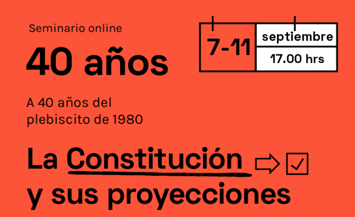 “A 40 años del plebiscito de 1980”: siga en vivo el panel académico de este miércoles “A 40 años del plebiscito de 1980”: siga en vivo el panel académico de este miércoles