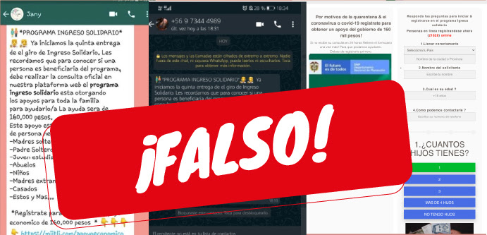 Ministerio de Desarrollo Social advierte de intento de estafa vía WhatsApp y Facebook con falso “Programa Ingreso Solidario”