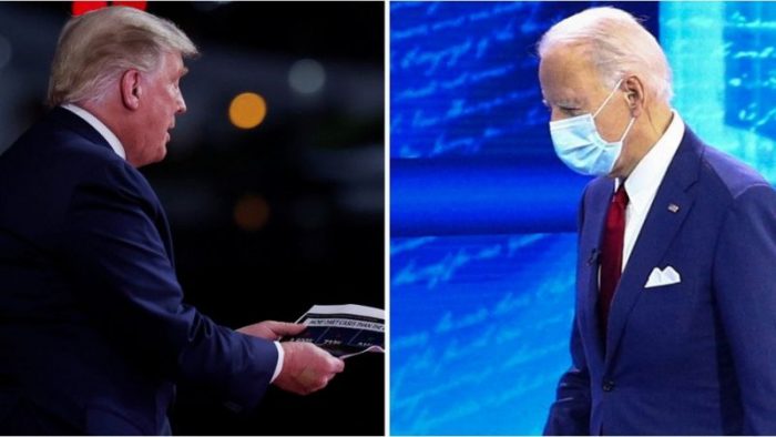Guerra de audiencias Trump vs Biden: 5 momentos que marcaron la inusual noche de foros simultáneos de los dos candidatos presidenciales Guerra de audiencias Trump vs Biden: 5 momentos que marcaron la inusual noche de foros simultáneos de los dos candidatos presidenciales