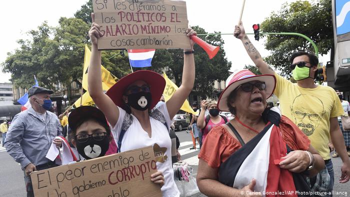 Costa Rica: enfrentamientos cerca de la Casa Presidencial tras marcha Costa Rica: enfrentamientos cerca de la Casa Presidencial tras marcha