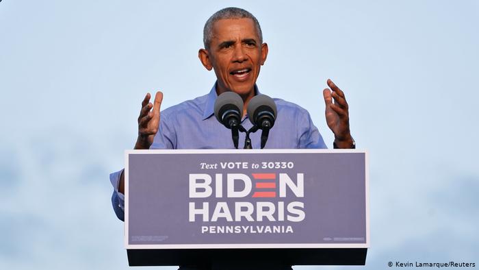 Obama llama a estadounidenses a votar en masa por Biden: “Esto no es un reality show” Obama llama a estadounidenses a votar en masa por Biden: “Esto no es un reality show”