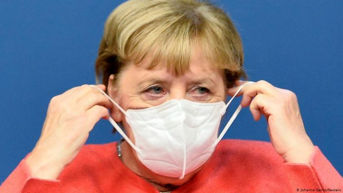 Ángela Merkel alerta que la pandemia de covid-19 puede salirse de control Ángela Merkel alerta que la pandemia de covid-19 puede salirse de control