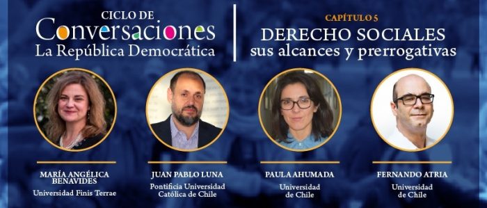 “Derechos sociales, sus alcances y prerrogativas” es el nuevo tema del ciclo “La República Democrática” que organiza El Mostrador “Derechos sociales, sus alcances y prerrogativas” es el nuevo tema del ciclo “La República Democrática” que organiza El Mostrador