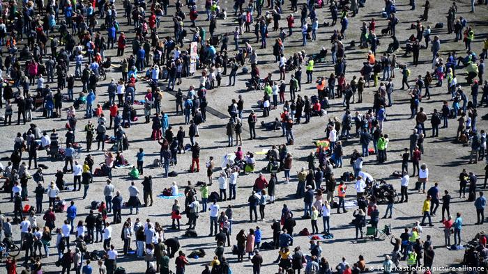 Nuevas protestas «antimascarillas» se desarrollaron en el sur de Alemania Nuevas protestas
