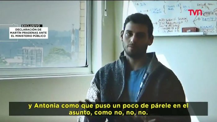Declaración de Martín Pradenas en Caso Antonia: “creo que se sintió culpable por su infidelidad o por aventurarse con una persona por una noche” Declaración de Martín Pradenas en Caso Antonia: “creo que se sintió culpable por su infidelidad o por aventurarse con una persona por una noche”