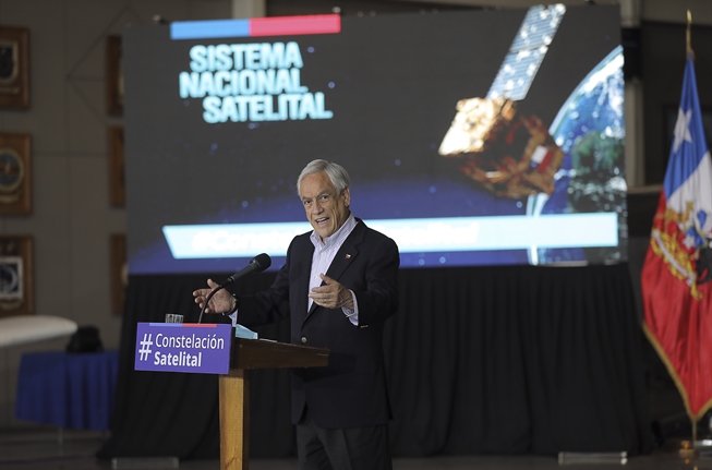 Piñera anuncia nuevo Sistema Nacional Satelital: “Chile da un gran salto adelante en su incorporación al mundo del espacio” Piñera anuncia nuevo Sistema Nacional Satelital: “Chile da un gran salto adelante en su incorporación al mundo del espacio”