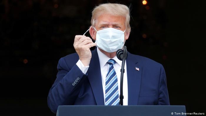 Trump aparece en primer acto tras diagnóstico de Covid-19: «Me siento muy bien» Trump aparece en primer acto tras diagnóstico de Covid-19: