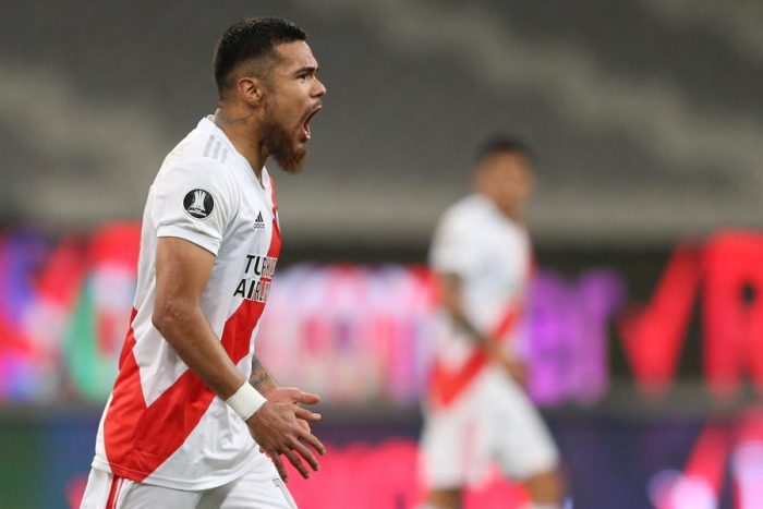 Copa Libertadores: Racing y Flamengo igualaron en llave de chilenos y Paulo Díaz salvó a River sobre el final en empate ante Paranaense