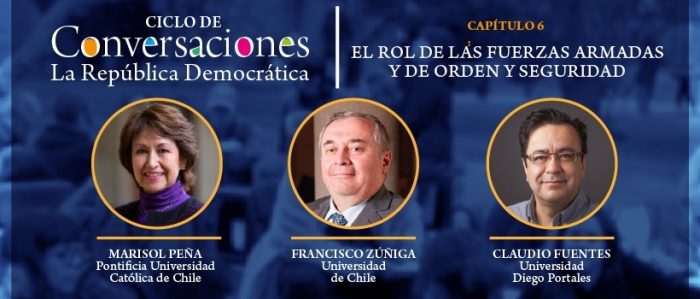 “Conversaciones sobre la República Democrática”: académicos debatirán sobre FF.AA. y Carabineros, de la Constitución de Pinochet al proceso constituyente “Conversaciones sobre la República Democrática”: académicos debatirán sobre FF.AA. y Carabineros, de la Constitución de Pinochet al proceso constituyente