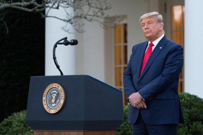 Trump sigue sin reconocer su derrota en su primera intervención en 8 días: sólo habló de los avances de la vacuna contra el COVID-19 Trump sigue sin reconocer su derrota en su primera intervención en 8 días: sólo habló de los avances de la vacuna contra el COVID-19