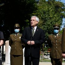 Presidente Piñera tras misa por carabinero muerto en La Araucanía: 