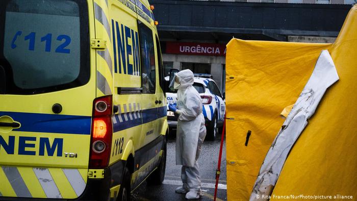 Protestas en Portugal por toque de queda contra la pandemia Protestas en Portugal por toque de queda contra la pandemia