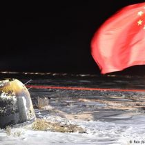 Sonda china Chang'e-5 regresó a la Tierra con material lunar