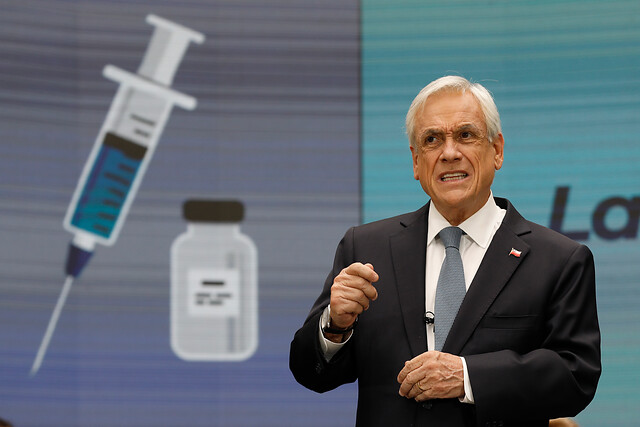 Piñera compromete vacunas para 